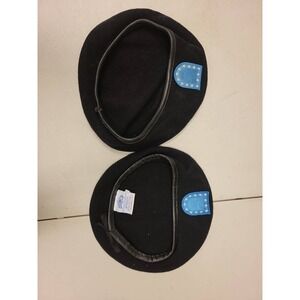 US Army Black Beret Lot‎ 2 Size 7 Garrison Collection Military Hat Wool USA Made